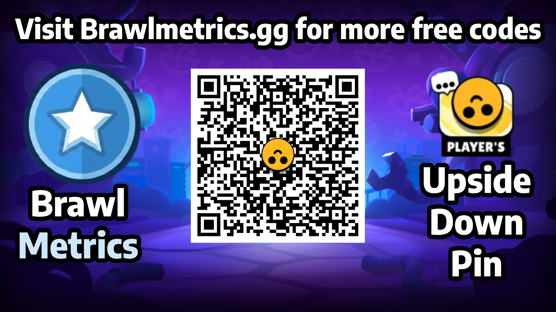 Upside Down Pin free reward QR code